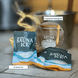 Sauna Is 3-pack med Förvaringsburk