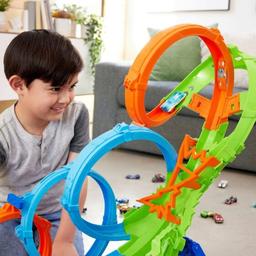 Hot Wheels 4-Loop Hopfällbar Bilbana