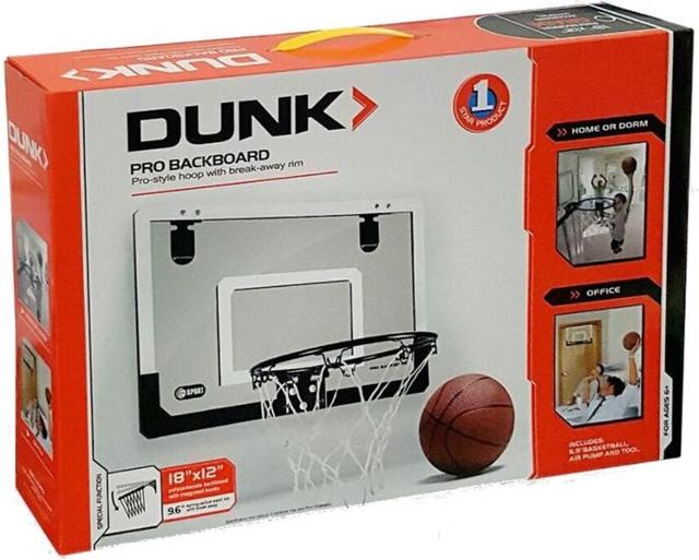 Miniatyr basketkorg med pump och boll
