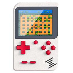 Exibel portabel retrospel-konsol med 256 spel