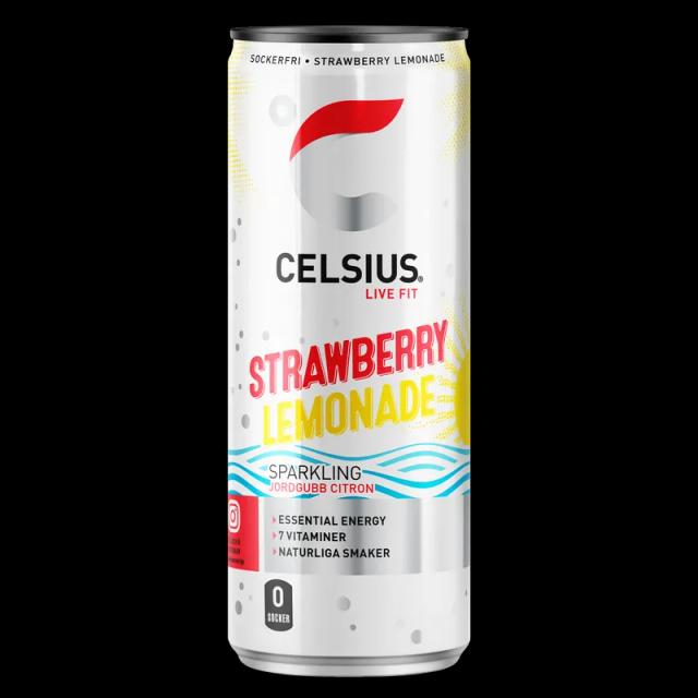 24-Pack Celsius Strawberry Lemonade 355ml