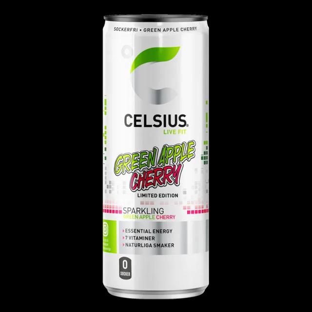 Celsius Green Apple Cherry Energy Drink