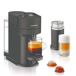 Nespresso Next kaffemaskin med mjölkskummare svart