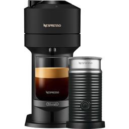 Nespresso Next kaffemaskin med mjölkskummare svart