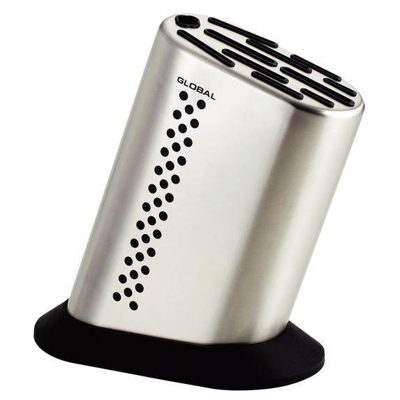 Global Knivblock för 9 Knivar och Skärpstål