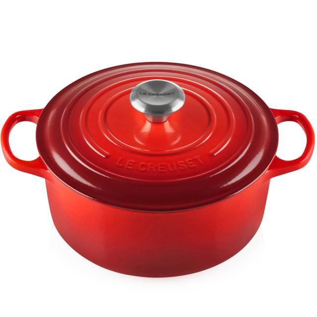 Le Creuset Signature Rund Gjutjärnsgryta 24 cm Cerise