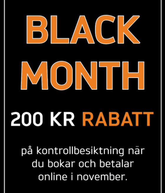 Få 200 kr rabatt hos Opus Bilprovning i november