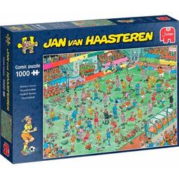 Jan Van Haasteren 1000-bitars Damfotbollspussel