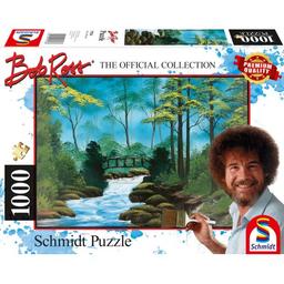 Schmidt Pussel Bob Ross Skogsbro 1000 Bitar