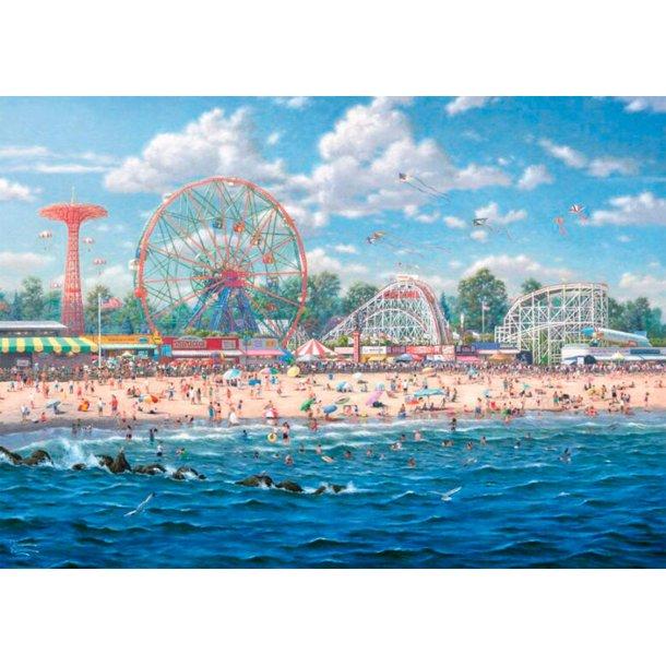 Schmidt 1000 Bitar Pussel Coney Island Strand