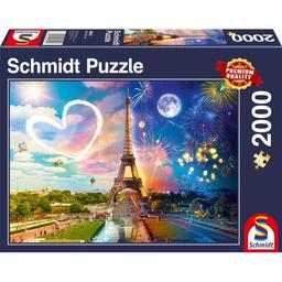 Schmidt Pussel 2000 Bitar Paris Dag och Natt