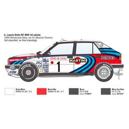 Italeri 1:12 Lancia Delta HF Integrale Byggsats