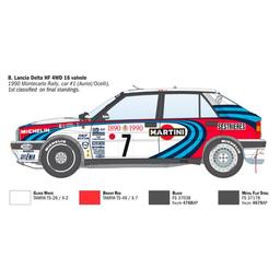 Italeri 1:12 Lancia Delta HF Integrale Byggsats