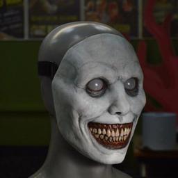 Leende Demonisk Terror Mask