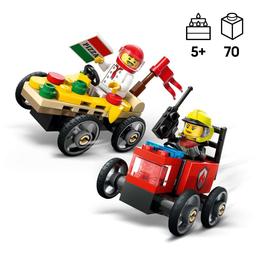 LEGO City Pizzabil och Brandbil Lekset