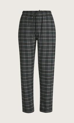 Röd flanellpyjamasbyxa för herr
