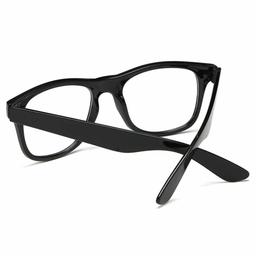 Svarta Wayfarer Läsglasögon Styrka