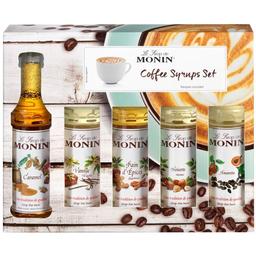 Monin Coffee Syrup Set 5x5cl