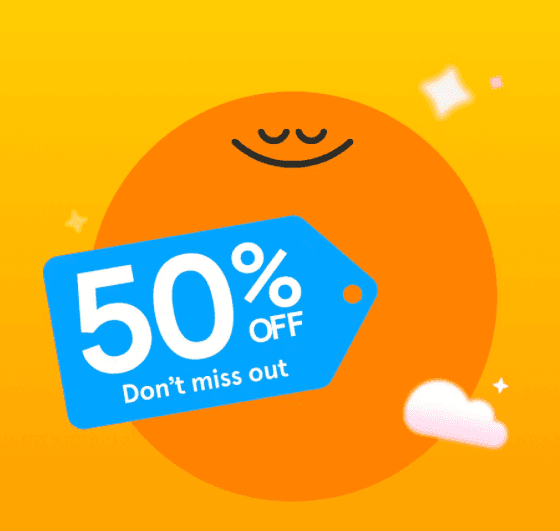 50 % rabatt på meditationsappen Headspace i ett år