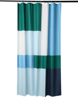 Duschdraperi SOLID 180x200 cm Grön