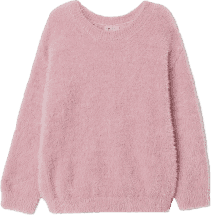 Lurvig rosa tröja ELLEN från RIKIKI