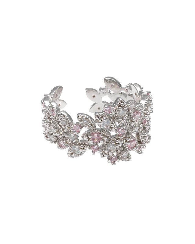 Elegant Silver Laurel Ring