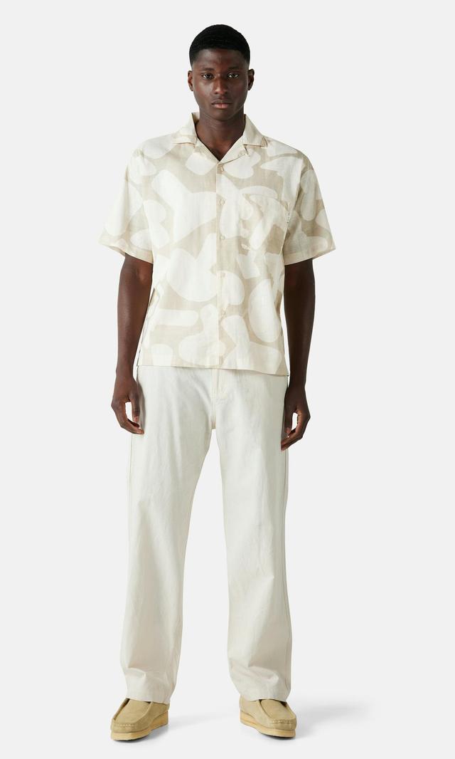 Yôke Kortärmad Vit Unisex Skjorta