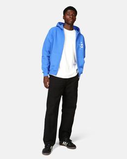 Junkyard Ljusblå Unisex Zip Hoodie