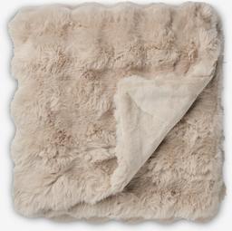 Pläd MYRFIOL 135x195 Taupe Filt