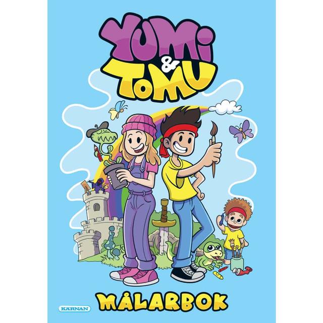 Målarbok Yumi & Tomu Häftad