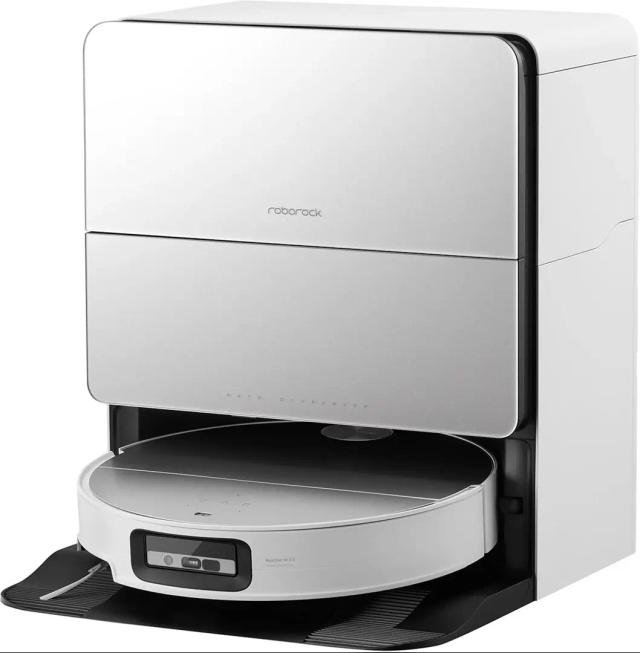 Roborock Saros 10 robotdammsugare vit