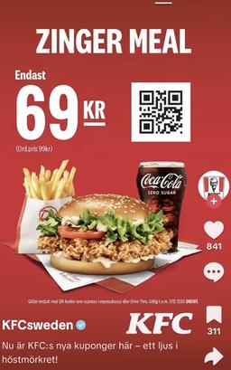 ALLA KFC QR Kuponger