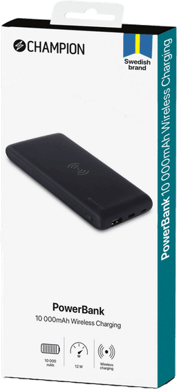 CHAMPION NORDIC Powerbank 10000mAh Wireless
