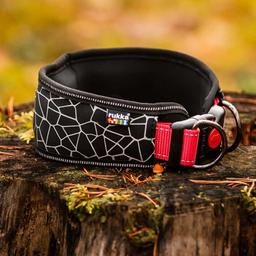 Rukka Cube Soft Hundhalsband Röd/Svart