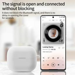 Silikonfodral för Samsung Galaxy Buds 3 Vit