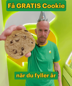 Få en gratis cookie på din födelsedag hos Subway! 🎉