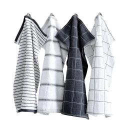 Kökshandduk Marin/Vit 4-pack Classic Textile