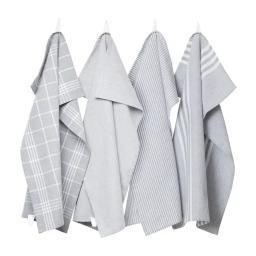 Kökshandduk Marin/Vit 4-pack Classic Textile