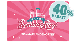 Rabatt på sommarlandskortet på skaras sommarland
