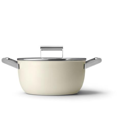 SMEG kastrull CKFC2411CRM krämfärgad