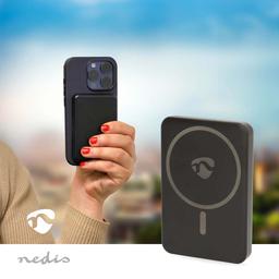 Nedis Powerbank med Trådlös Laddning 5000mAh