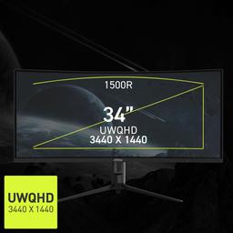 MSI MAG 342CQR E2 34" 180Hz Datorskärm