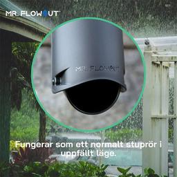 Mr.Flowout Uppfällbar Dräneringsränna