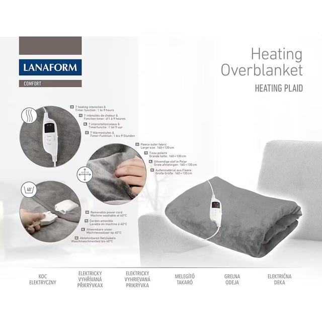 Värmefilt Lanaform Overblanket LA180105