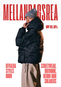 Mellandagsrea | Upp till 50% på utvalda styles inom streetwear, outdoor, denim och sneakers