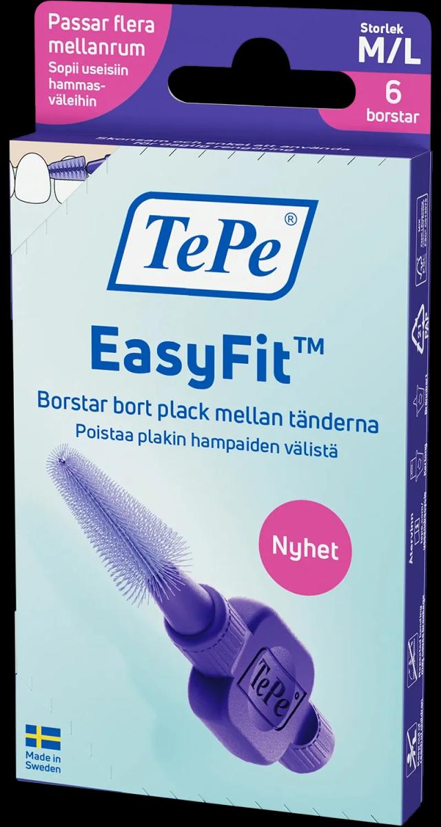 TePe EasyFit Mellan/Stor 6-pack