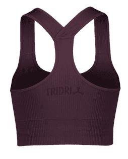 TRIDRI Ribbed Seamless Sports Bra