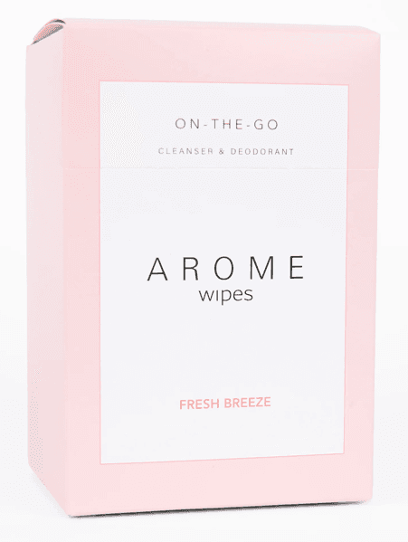 40 % rabatt på ON-THE-GO-WIPES (10 st) hos Arome