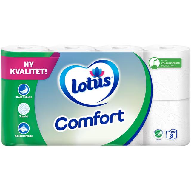 Lotus Comfort Toalettpapper 8-pack