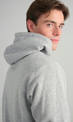 Junkyard Melerad Grå Hoodie Herr
